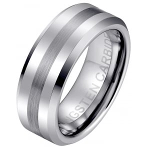 8mm Tungsten Wedding Engagement Band Ring 
