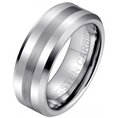 8mm Tungsten Wedding Engagement Band Ring 