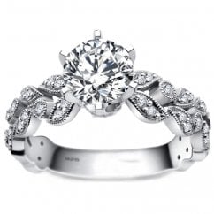 925 Sterling Silver round Cut Wedding Engagement Ring