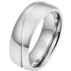 Mens Titanium Ring 7mm Unisex Wedding Engagement Band Ring