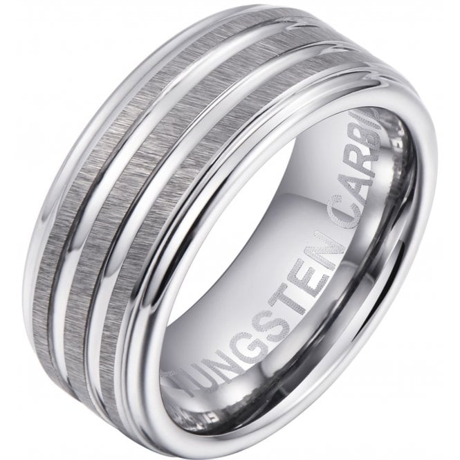 Men's Tungsten Wedding Band Ring 8mm