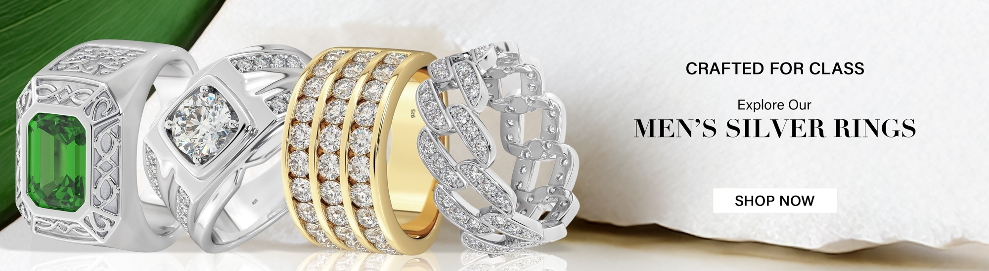 Mens Silver Rings