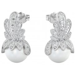 Sterling Silver & Fresh Water Pearl Earrings 